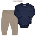 Vorschaubild Langarm Body aus super weicher Bambus-Viskose