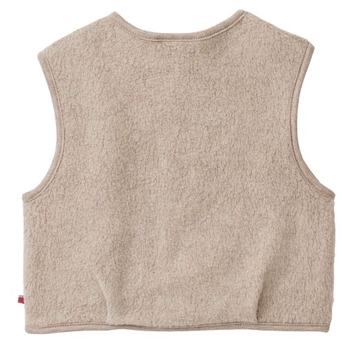 Fleece Weste beige