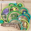 Vorschaubild Regenbogen gross Grimms wiesengrün 12 teilig 35,5 cm