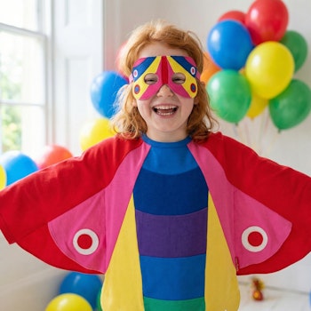 Schmettlering Kostüm Kinder aus Bio-Baumwolle