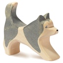 Vorschaubild Schlittenhund laufend Holzfigur 7 cm