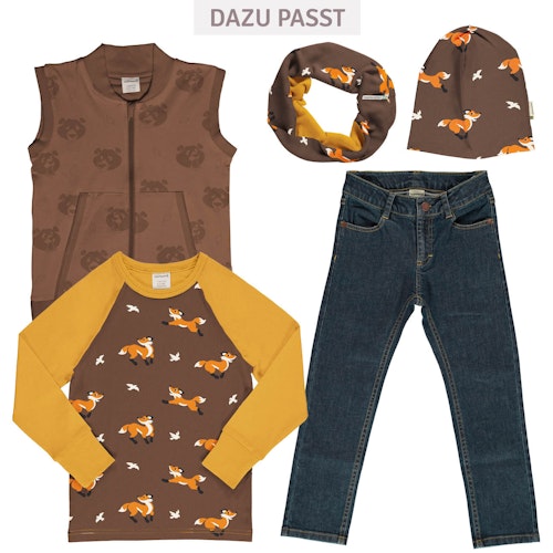 Raglanshirt langarm Rehe