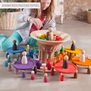 Vorschaubild 6 Regenbogenteller zum Spielen und Stapeln