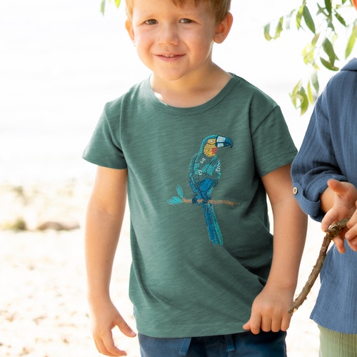 Weiches T-Shirt Palmen