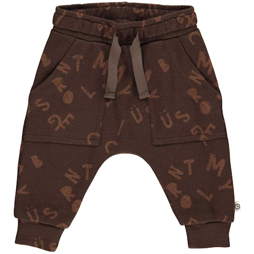 Jaquard Babyhose Buchstaben
