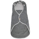 Vorschaubild Wollfleecesack für Autositze grau, für 3- und 5-Punktgurte