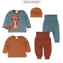 Vorschaubild Dehnbares Basic Langarmshirt
