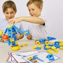Vorschaubild Öko Lernspielzeug ECO BUILDER mit 92 Bausteinen