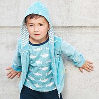 Jacke Loud + Proud Frottee Kapuze langarm Motiv