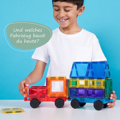 Connetix Magnetbausteine Transportset inkl. Räder 26 Teile