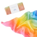 Vorschaubild Regenbogen Spieltuch Seide klein 53 x 53 cm