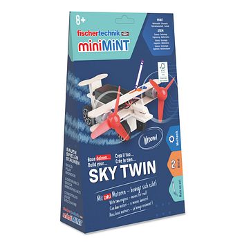 miniMINT SkyTwin - Technik Holzbausatz ab 8 Jahren