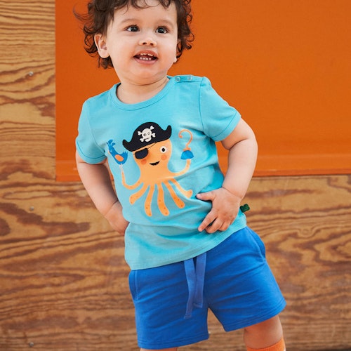 Kurzarm T-Shirt Tiergesicht