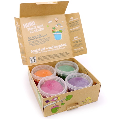Bio Softknete für Kleinkinder 4er Set Loki Bio Softknete für Kleinkinder 4er Set Loki