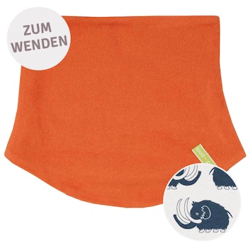 Wende Schlauchschal Fleece rostrot