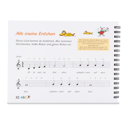 Einfach erklärt - Musiklehre Musikbuch ab 6 Jahre mit CD