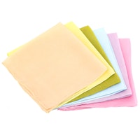 Seidentuch Basteln & Dekorieren 27x27 cm – 6 Stk. pastell