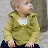 Kapuzen Sweatjacke strukturiert