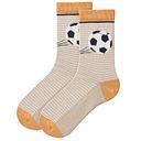 Vorschaubild Socken beige geringelt Fußball