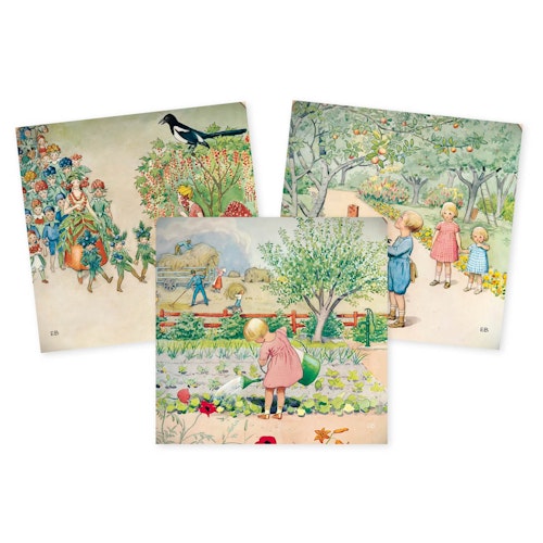 12 StoryLux Silhouetten das ganze Jahr über von Elsa Beskow