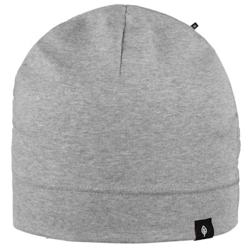Kinder Beanie uni grau