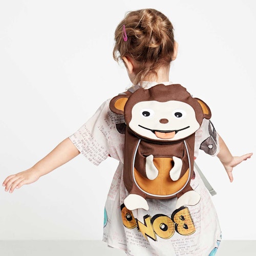 Ergonomischer Rucksack 1-3 Jahre Affenzahn braun