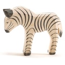 Vorschaubild Zebra Fohlen Holzfigur 8 cm hoch