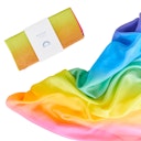 Vorschaubild Regenbogen Spieltuch Seide mittel 89 x 89 cm
