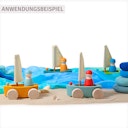 Vorschaubild 4 kleine Strandsegler, 8-tlg.