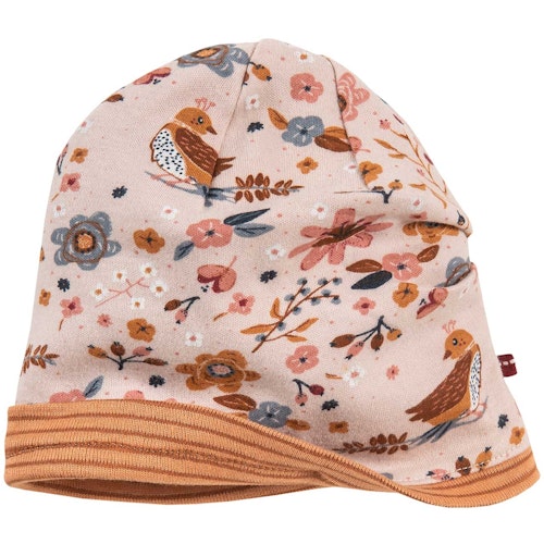 Wende-Beanie Wintervögel