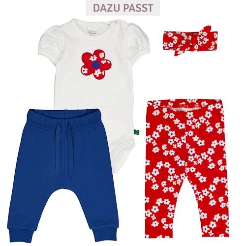 Weicher Kurzarmbody Blume