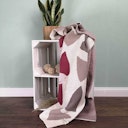 Vorschaubild Dicke Babydecke Strick Zwerge und Schnecken 90 x 105 cm