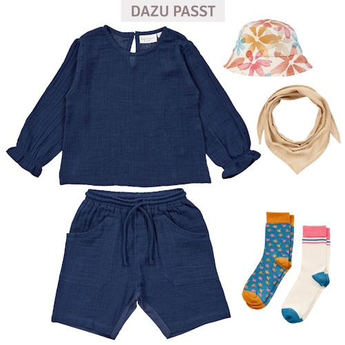 Musselin Kinder Shorts luftig