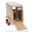 Vorschaubild Pferdeanhänger 32 cm Vollholz 3 - 8 Jahren