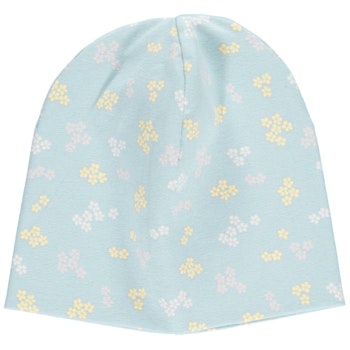 Leichte Baby Beanie Gänseblümchen babyblau