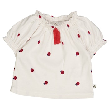 T-Shirt Puffärmelchen komplett elastisch Marienkäfer