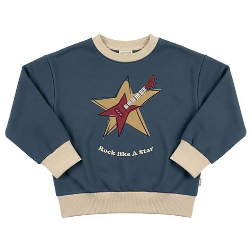 Pullover beige Wikinger Print
