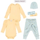 Vorschaubild Langarmbody Puffärmel Blumenprint