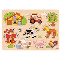 Steckpuzzle Bauernhof - 8 tlg