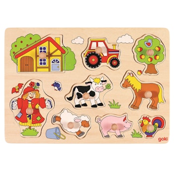Steckpuzzle Bauernhof - 8 tlg