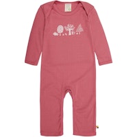 Ripp Strampler langarm mit Print