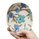 Vorschaubild Seifenschale SUMMER blau oval aus Keramik