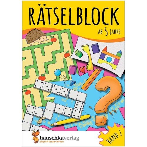 Rätselblock – Rätselspaß für Kinder ab 5 Jahre Bd 1