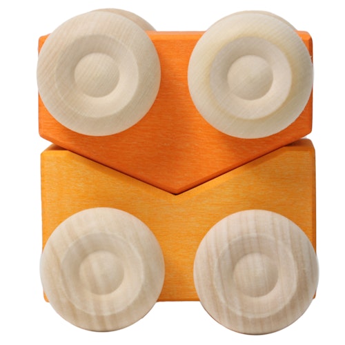 Stapelauto orange 2 Teile