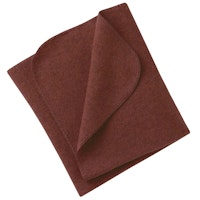 Wolle Babydecke engel zimt-braun