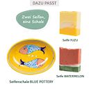 Vorschaubild Seifenschale BLUE POTTERY Design POR430 oval aus Keramik