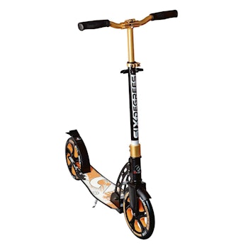 Alu Scooter bis 100kg 6-99 Jahre Gold 215/230mm-Räder