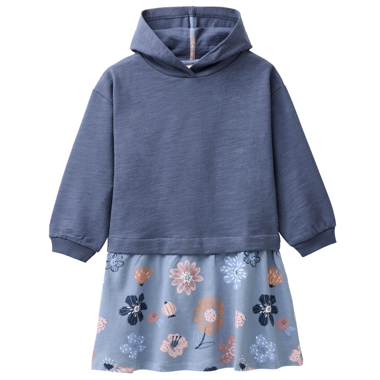 Kapuzen Sweatkleid