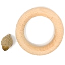 Vorschaubild Little Hoops 3er Set naturfarben – ab Geburt