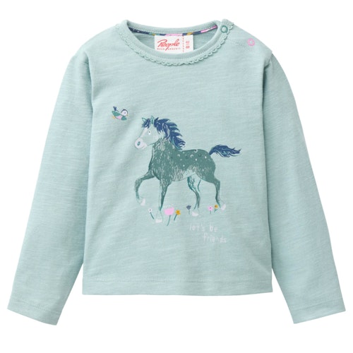 Süßes Langarmshirt Frühlingsprint